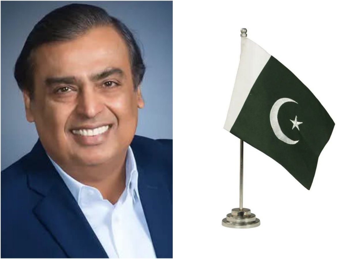 JimmyVirkk's tweet photo. مکیش امبانی  
عمر: 69 سال  
کل دولت: 91 ارب ڈالر 

پاکستان  
عمر: 79 سال  
کل دولت: 17 ارب ڈالر 

69 سال کے ایک فرد کی دولت، 79 سال کے ملک سے 5 گنا زیادہ ہے۔  

 یومِ آزادی مبارک! https://t.co/IG33N8W7YA