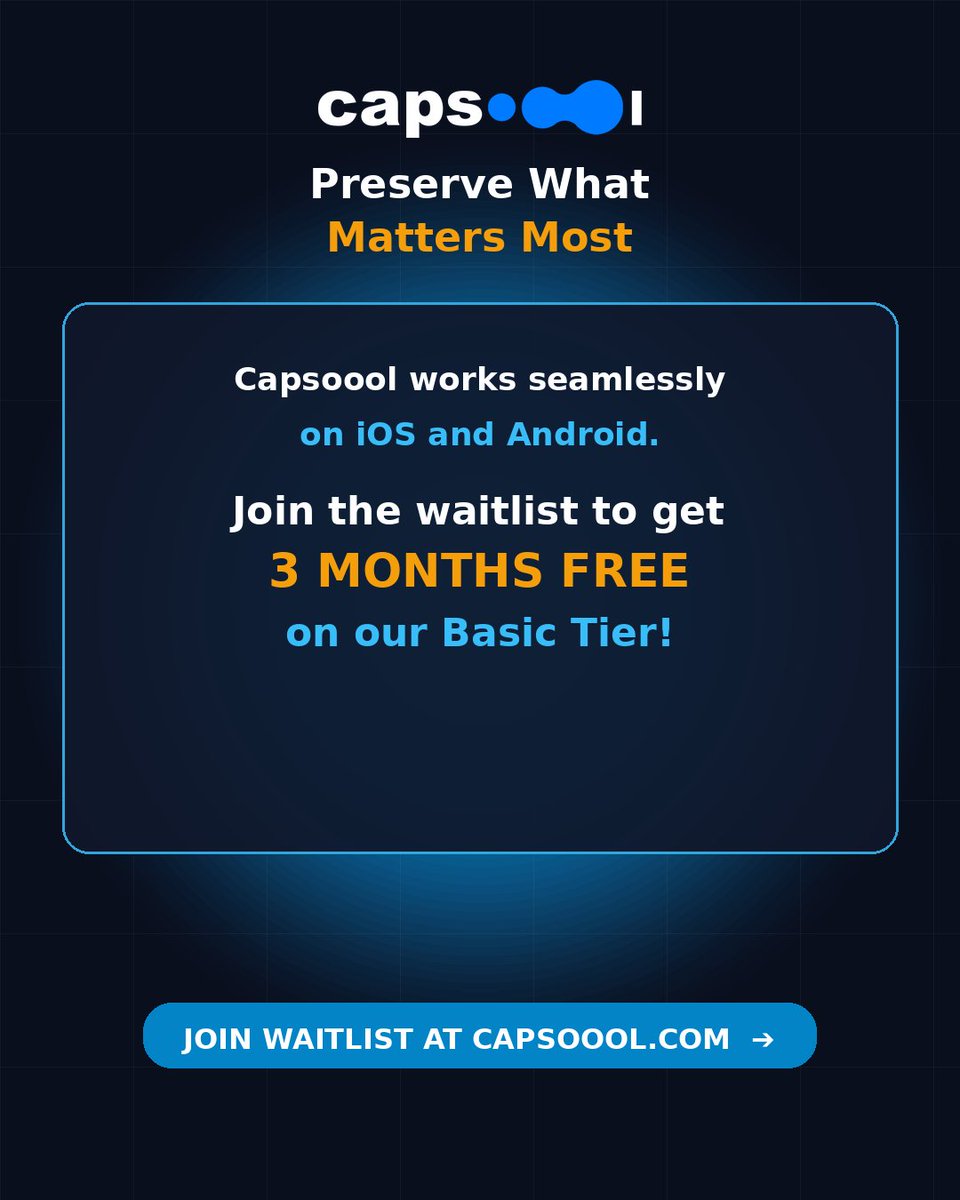 Capsoool_App's tweet photo. Join the waitlist to get 3 MONTHS FREE! 👇

🔗 https://t.co/DWFThwrJtd https://t.co/G0q7ar7RKK