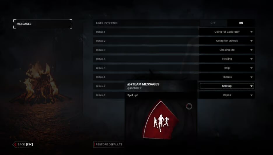 dvveet's tweet photo. First looks at the Survivor Chat Wheel (or Player Intent)! https://t.co/Lk7t1cvVnu