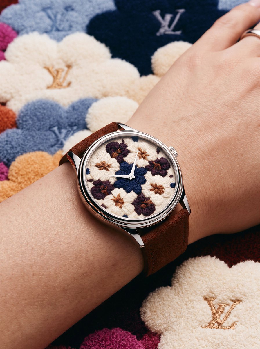 lloydcreates's tweet photo. armed in florals, stitched in Louis Vuitton https://t.co/iljFNIAifl