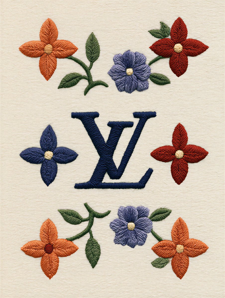 lloydcreates's tweet photo. armed in florals, stitched in Louis Vuitton https://t.co/iljFNIAifl