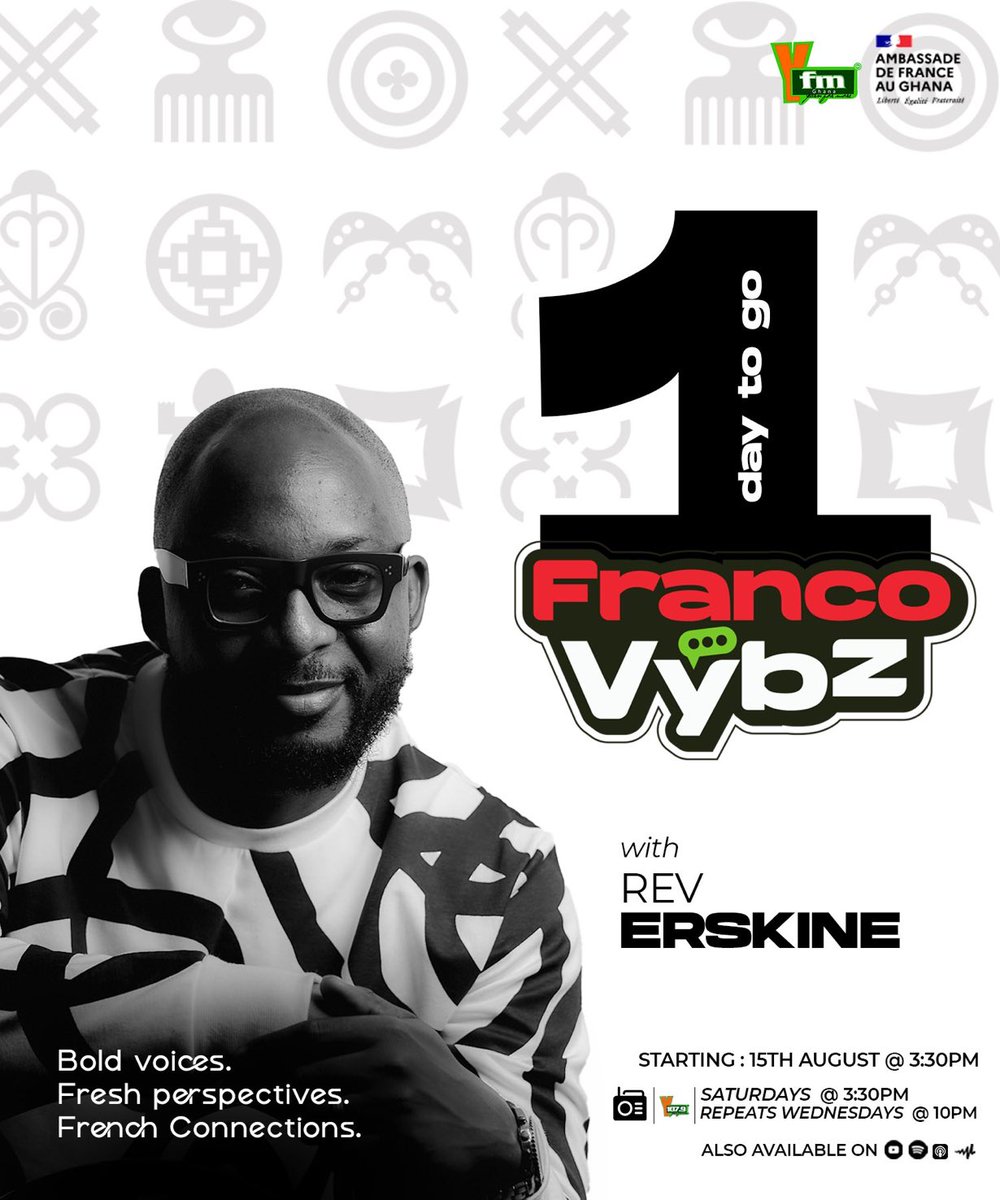 RevErskineGH's tweet photo. One more day to go!!! #FrancoVybzOnY https://t.co/eAzT4hDuJI