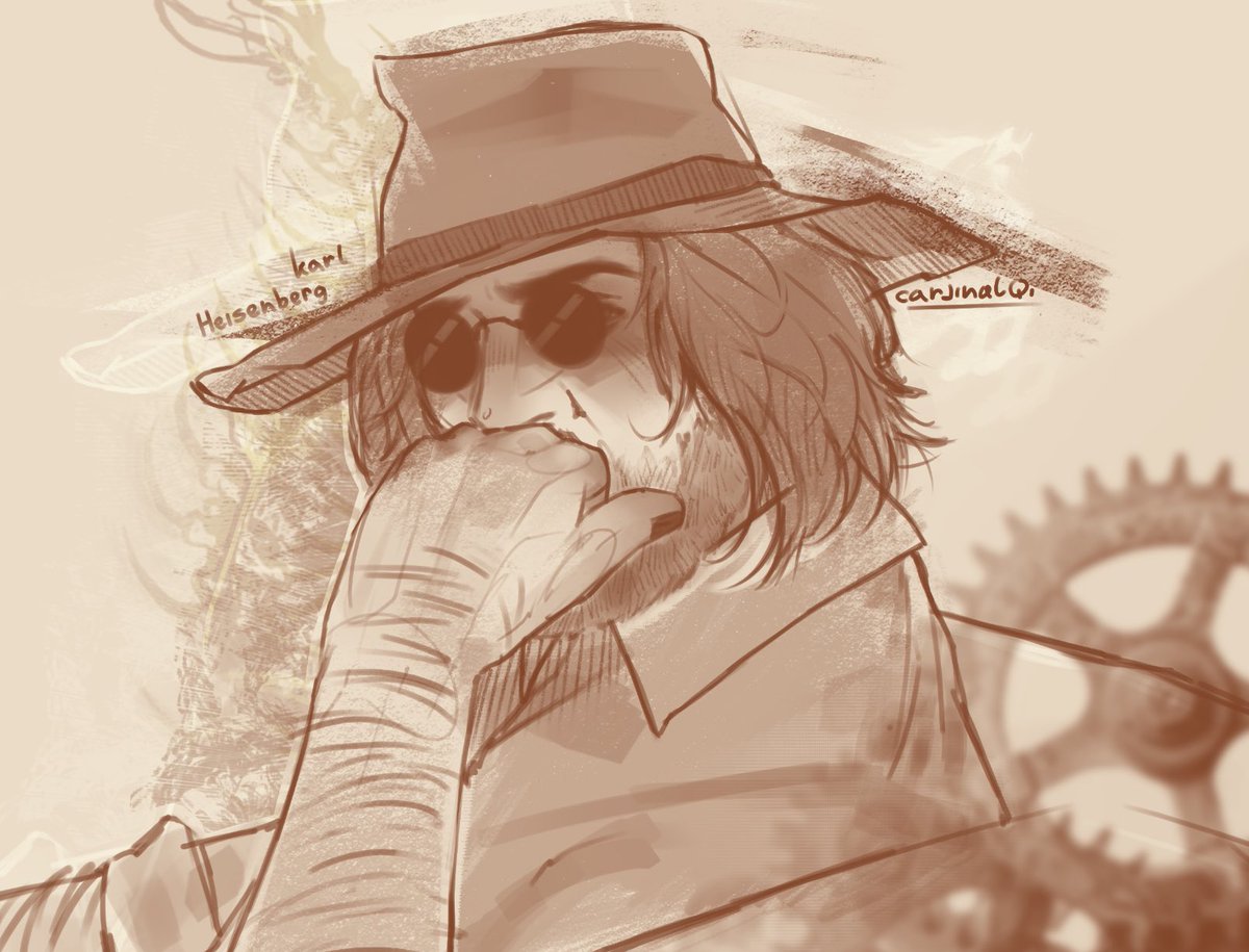 CardinalQi1's tweet photo. wip karl heisenberg #re8 #digitalart #karlheisenberg #fyp https://t.co/hjaeo6thTn