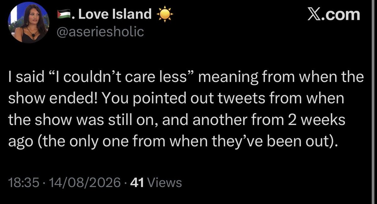 monikaonhere's tweet photo. @BlackgirLuluuuu @aseriesholic Comprehension skills need improving. I said shows ended in regards to the account saying “shows ended” themselves 🤣 https://t.co/HpDiUHybV3