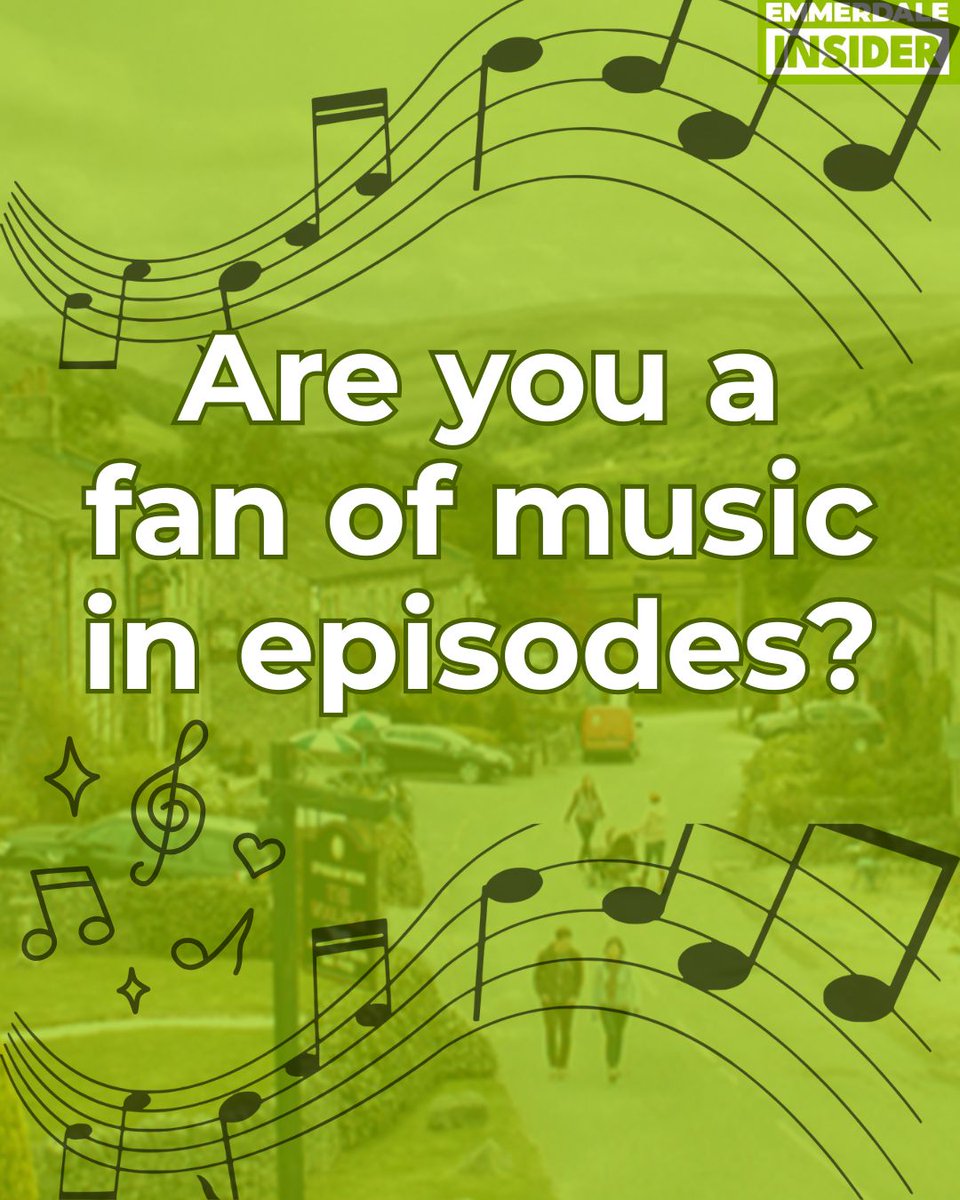 EmmerdaleInside's tweet photo. Do you like it when they experiment with music? #Emmerdale https://t.co/EFY6qeuKWj