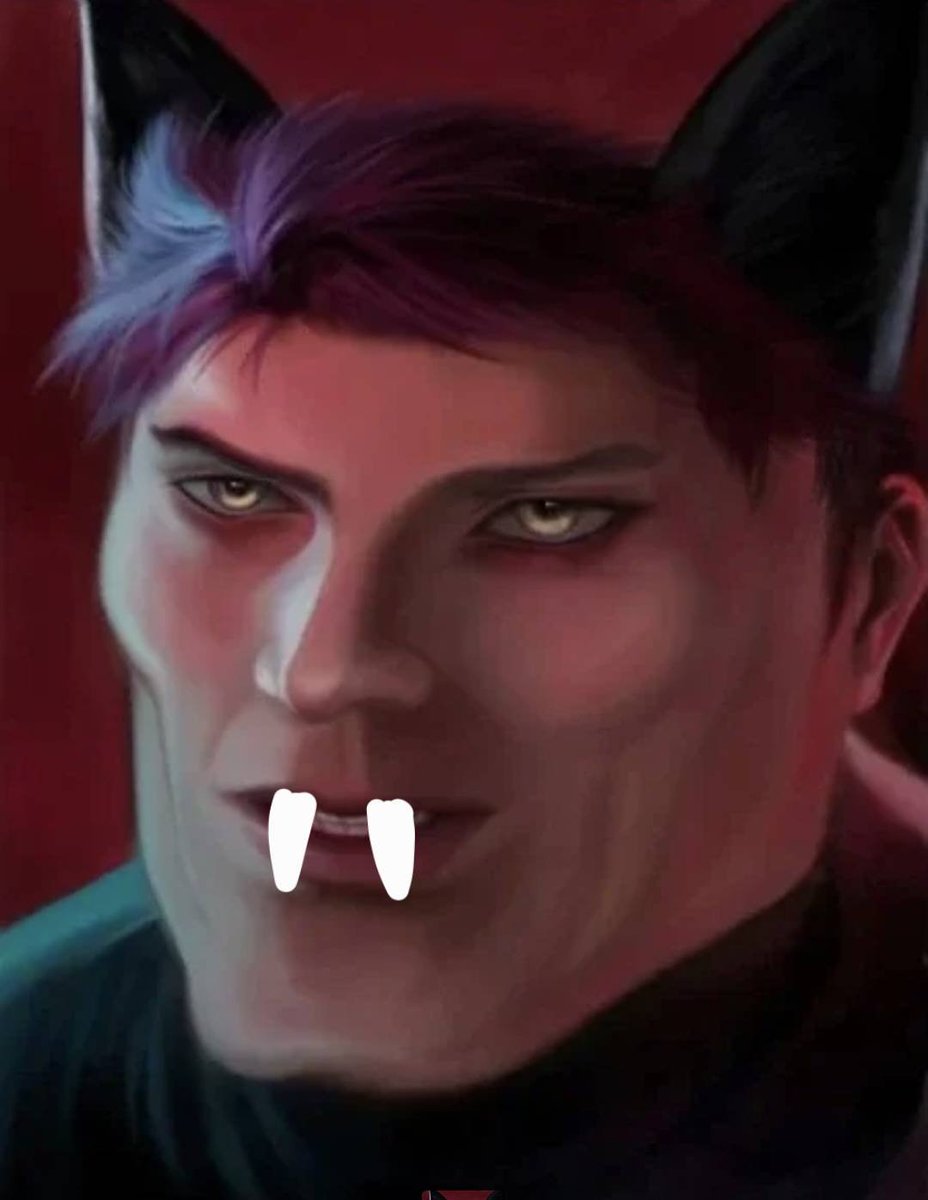 LucielVanDer's tweet photo. Oh he suits rafayel myth better. 
Credits to the artist. 😂😂😂😂 https://t.co/P2dVECclSE