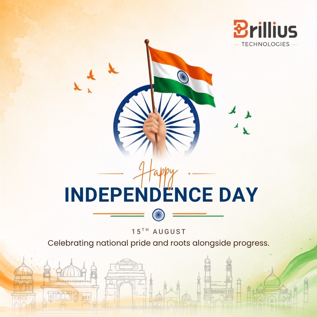 brillius_inc's tweet photo. Wishing everyone a day filled with pride, joy, and freedom.

Happy Independence Day! 🇮🇳

#happyindependenceday🇮🇳❤️ #august152026 #august15 #freedom #pride https://t.co/lyrGJquRrD