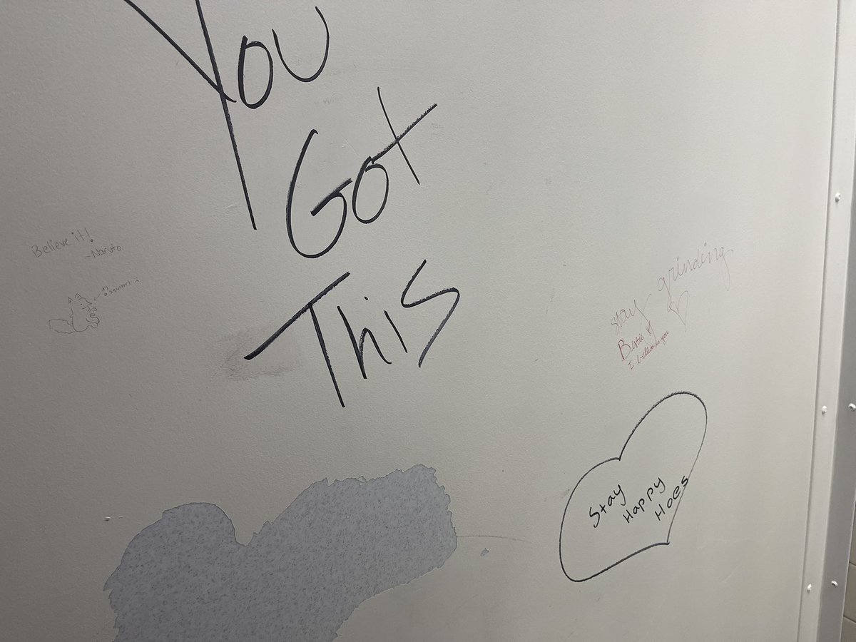 SystemofPeanuts's tweet photo. This was in the stall I used before my final exam 🥲 https://t.co/V3RSoiPd13