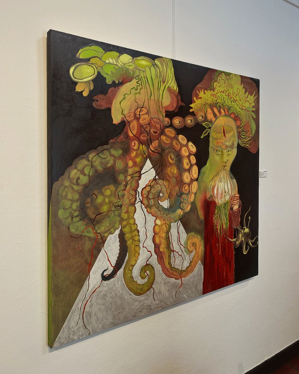 ArtedeOax's tweet photo. 𝗗𝗜𝗦𝗣𝗢𝗡𝗜𝗕𝗟𝗘

La cura del pulpo
Óleo sobre tela
140 × 150 cm
S/A

Solo en la Galería Arte de Oaxaca ~
📍Murguía 105, Centro Histórico, Oaxaca de Juárez.

©️ 2026 Galería Arte de Oaxaca

#Mexico #GaleríaArteDeOaxaca #ArteContemporáneo #Oaxaca #ColeccionismoArtístico #Art https://t.co/eLZ0uNij2M