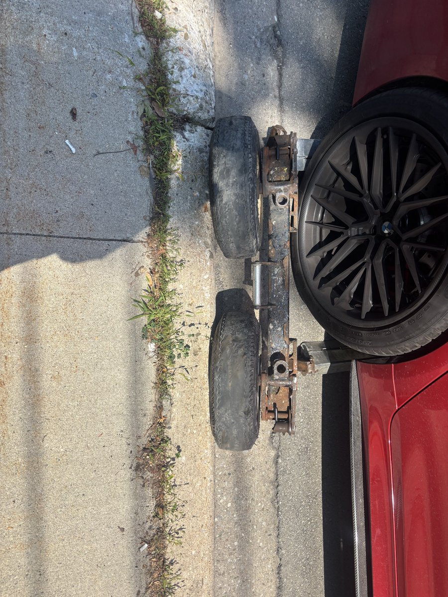 HRPSCMV's tweet photo. Yesterday we stopped this BMW in Burlington. Tint far too dark on side windows, and windshield coated. Vehicle also not insured.
Plates removed from the vehicle and driver requested their own tow truck.
The tow that showed up installed these bald dolly tires…. #OOS. https://t.co/CE6Xl3BOwi