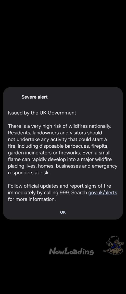 HarryTurney's tweet photo. My ears, I didn't need that for just wildfire warnings. I only want that if my house is about to be hit by a nuke. https://t.co/nVqewjWziX