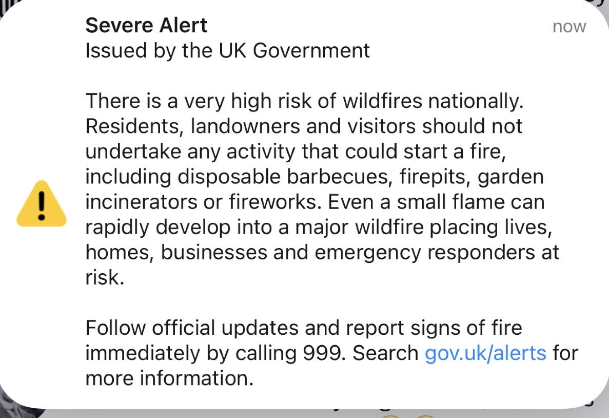 BritGuyson's tweet photo. Absolute misuse of a emergency early warning system. #severealert https://t.co/lFFrZYWUqC