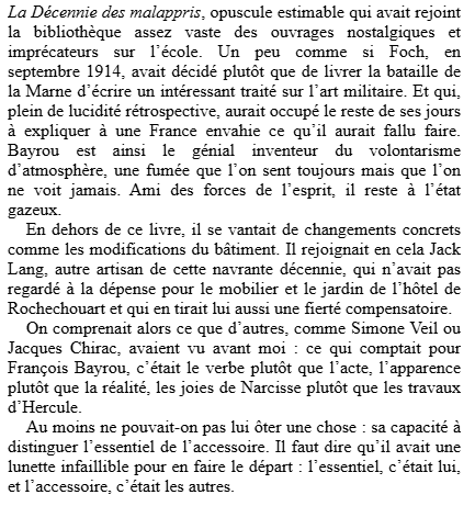 Polydamas's tweet photo. Je parcours rapidement "La Citadelle" de Jean-Michel Blanquer. 

Son exécution froide de Bayrou est extraordinaire. https://t.co/oS7Q9Xgbd7