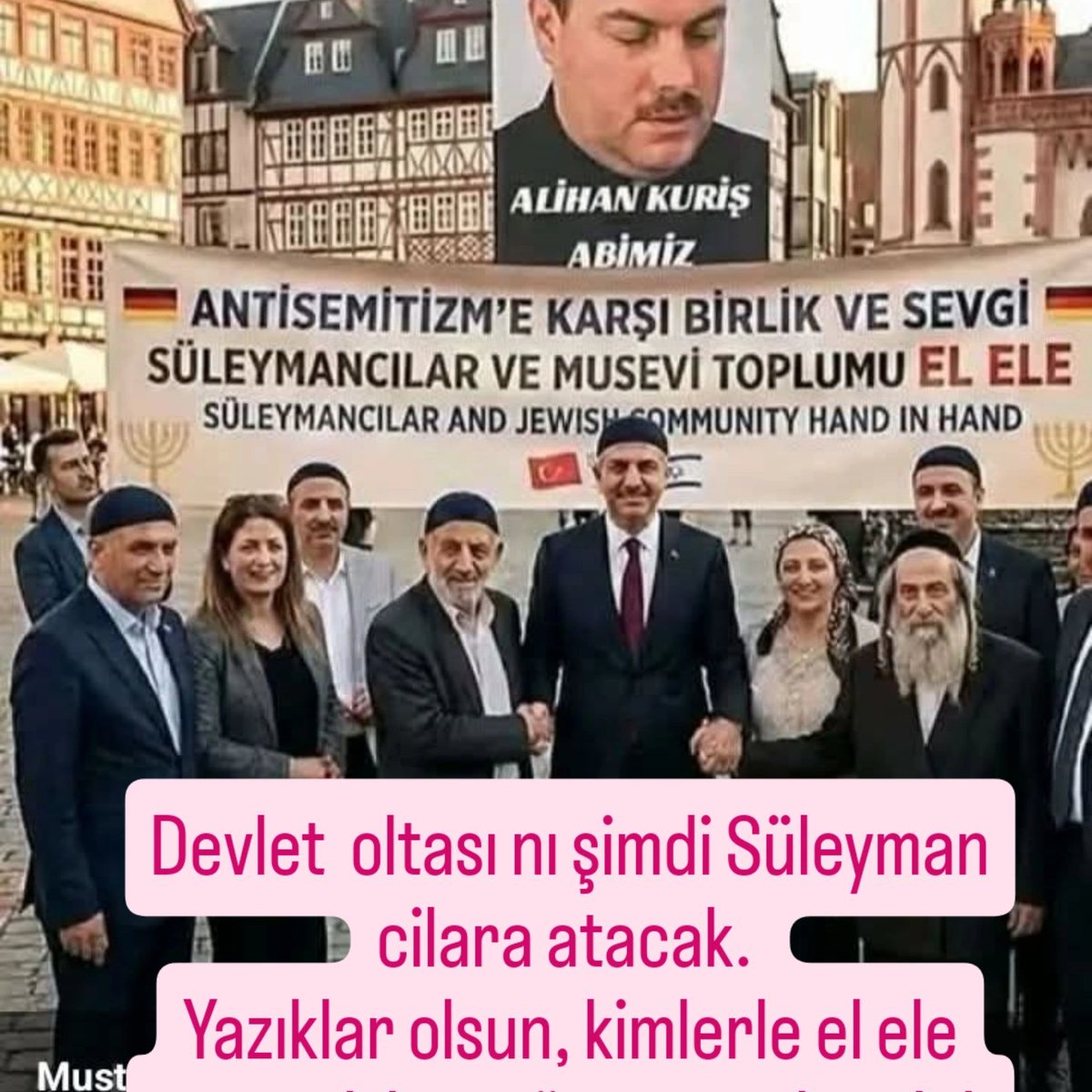 ayhan_tatli1's tweet photo. @husrevdayi Sülümancılar da fetobitciler gibi, Avrupa yı sever oldu.! Hoşgörü ayağıyla hristiyan larla kol kola çapsız lar.! https://t.co/qez12uEc68