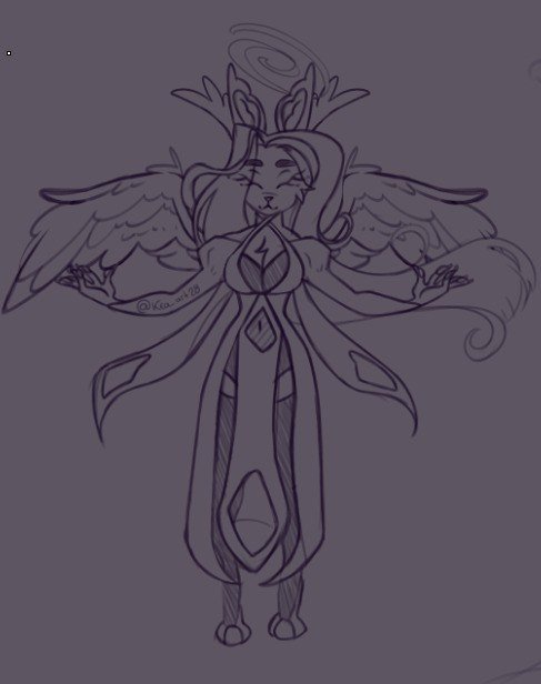 kea_art28's tweet photo. I'm redesigning one of my OCs :3 Her name is Carlota, and I've already redesigned her like three times xddd 

#oc #furry #angel https://t.co/Z25IyPtj78