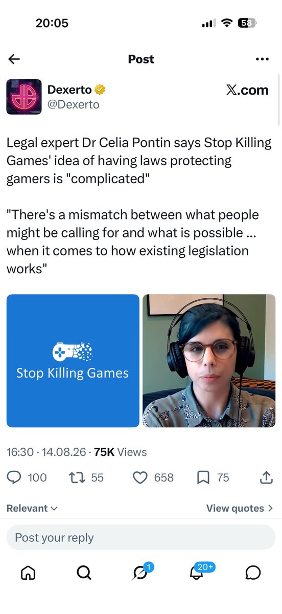 StopKilingGames's tweet photo. WTF is this, gaslighting now?!

“It’s complicated” — people’s favorite playbook for preventing any real debate. Well, explain to us: why is it complicated? We’ve been trying to publicly debate this industry for over a year now.

These people lie to the Senate, meet the Commission at invite-only dinners, and publish misleading articles but never once have they addressed their own community directly.

There’s a mismatch between how a dialogue is supposed to work and how it’s actually working right no