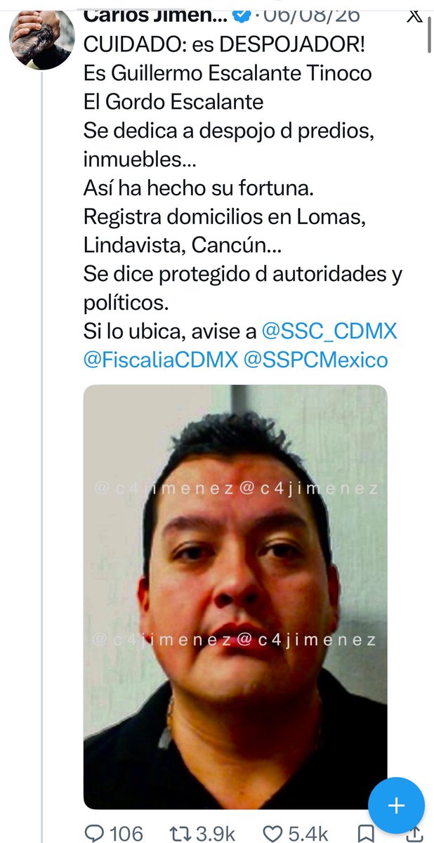 c4jimenez's tweet photo. ASEGURAN NARCOTROCA del GORDO ESCALANTE
Esta camioneta blindada, con sistema eléctrico para lanzar estas tiras ponchallantas, con equipo lanza-gas… fue asegurada en @MetepecGobierno 
Pertenece a Guillermo Escalante Tinoco, El Gordo Escalante, despojador de predios.
La @FiscaliaEdomex ya la tiene asegurada.