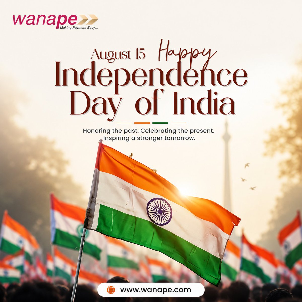 VanoxD92693's tweet photo. Honoring Freedom. Celebrating India. Inspiring Tomorrow. 🇮🇳

This Independence Day, let’s celebrate the spirit of freedom, the strength of unity, and the dreams that continue to shape our nation.

Wishing everyone a very Happy Independence Day!

#HappyIndependenceDay https://t.co/uJoJljN20F