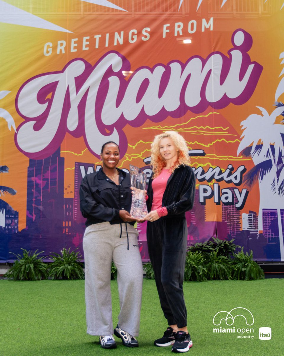 MiamiOpen's tweet photo. One way ticket to the @WTA Finals 🌟

Our 2026 Champs are the first doubles pair to qualify! https://t.co/zdecwolep9