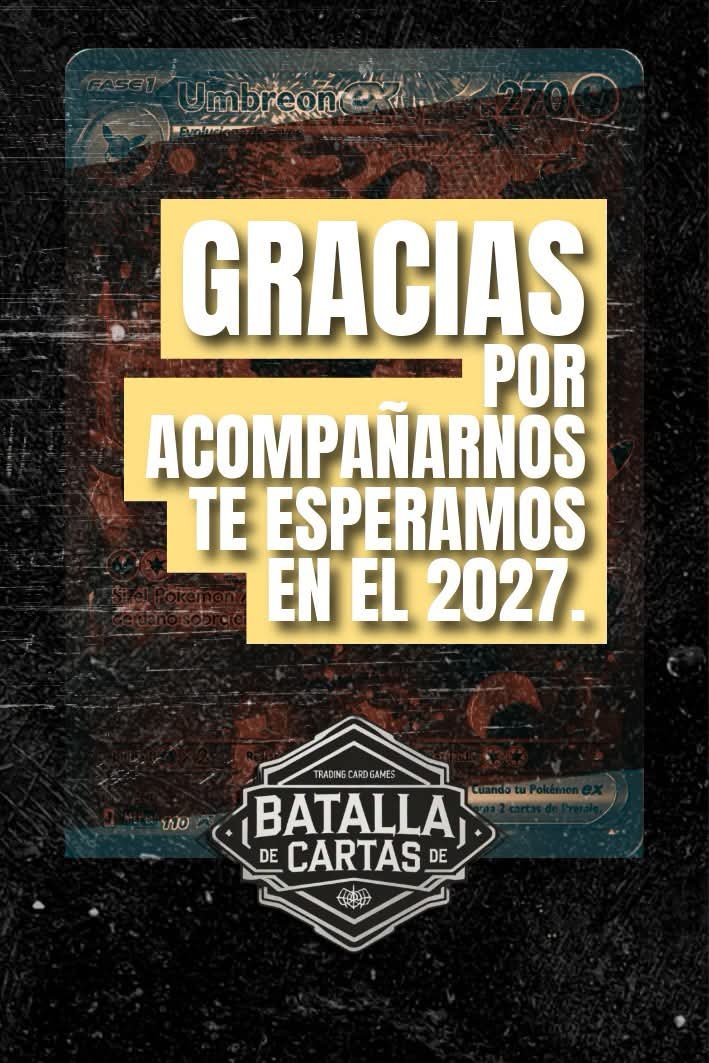 BatallaDeCartas's tweet photo. 📢 ACTUALIZACIÓN DE BOLETOS DIGITALES 📢

Les informamos que ya han sido enviados todos los boletos digitales correspondientes a las órdenes generadas hasta el día de ayer, jueves 13 de agosto. 🎟️✨

​🔍 ¿Compraste antes de esa fecha y aún no recibes tu entrada?
Por favor revisa primero tu bandeja de Spam o Correo no deseado. Si aún no aparece, los motivos principales suelen ser:
​Falta de registro o validación de pago.
​No se registró un correo electrónico al momento de realizar la compra.

​👉 Si este es tu caso, por favor envíanos un mensaje directo con tu número de orden, comprobante y datos para revisarlo.

Nos vemos en el mejor TCG Trading Show del norte del país, en el mejor y único recinto capaz de albergar eventos de esta magnitud: el centro de exposiciones CINTERMEX.

¡Alisten sus decks y carpetas, porque haremos historia! 🃏💥

  ⚔️Batalla de Cartas 2026
 📅Sábado 29 y Domingo 30 de agosto de 2026
 🏛️Cintermex – Monterrey, Nuevo León 
🎟️Adquiere tus boletos: https://t.co/0uhAqC9VSO 
. 
. 
​#BatallaDeCartas #TCGTradingShow #Cintermex #Monterrey #PokemonTCG #MagicTheGathering #YuGiOh #OnePieceTCG #Coleccionistas #NuevoLeon