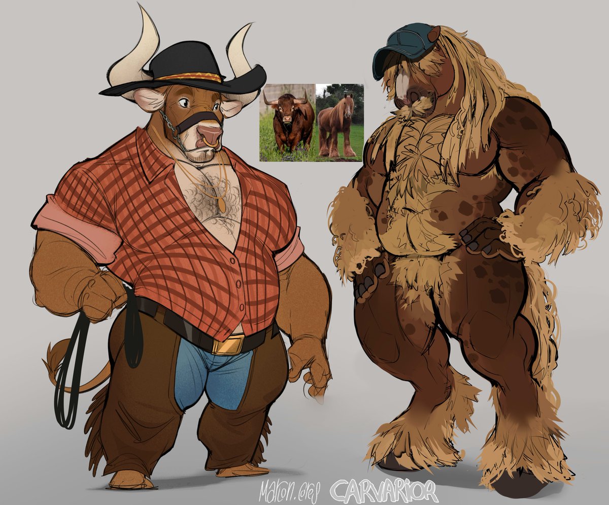 carvarior's tweet photo. 🐂FARM COUPLE🐎 https://t.co/421GEZQQcQ