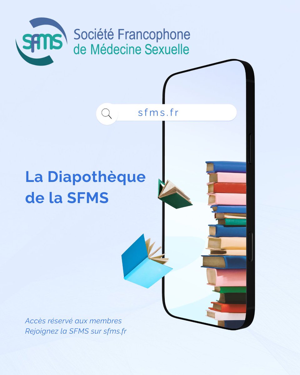 sfms_fr's tweet photo. 📚 Le saviez-vous ? La #SFMS met à disposition de ses membres une #Diapothèque : une bibliothèque de présentations pédagogiques sur la santé sexuelle, à réutiliser pour vos formations ou votre pratique.
👉 Accessible aux membres sur https://t.co/RjnElgOGuU https://t.co/i5us3gWvhP