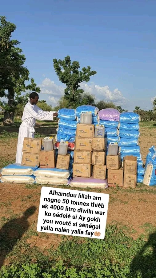 Assane_Fall_Off's tweet photo. 🙏Lii kawé na lool 50 tonnes thiéb ak 4000 litre diwlin yalla na yalla nagou liguéy bi té déf ko mouthiou ak khéweul si képp kousi barkélou ak kou amoon yéné lii sédd na khol loool wallahi

Al Badri 😍 https://t.co/caGbNFK32O