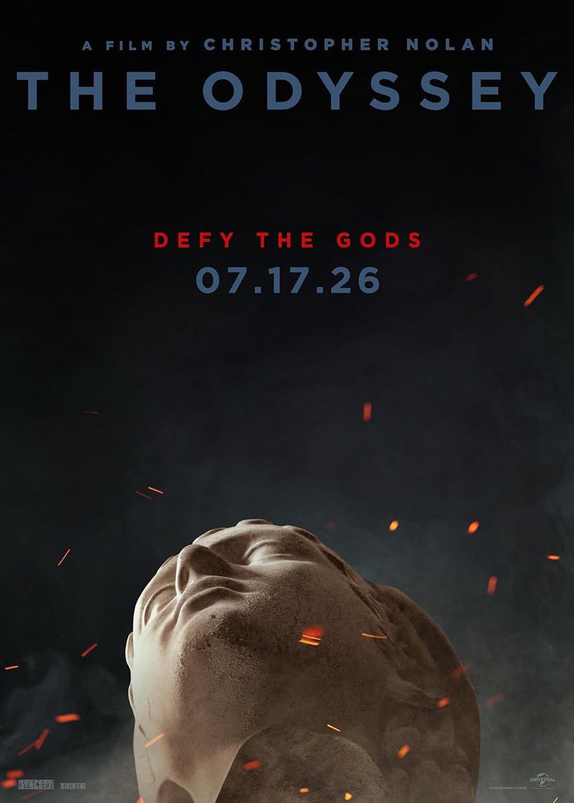 GlobalBoxOffice's tweet photo. THE ODYSSEY has crossed the $1.2 BILLION mark at the global box office.

It’s Christopher Nolan’s first film to hit that milestone and is debuting with $30M+ in China this weekend. https://t.co/jmgTIAGh4r