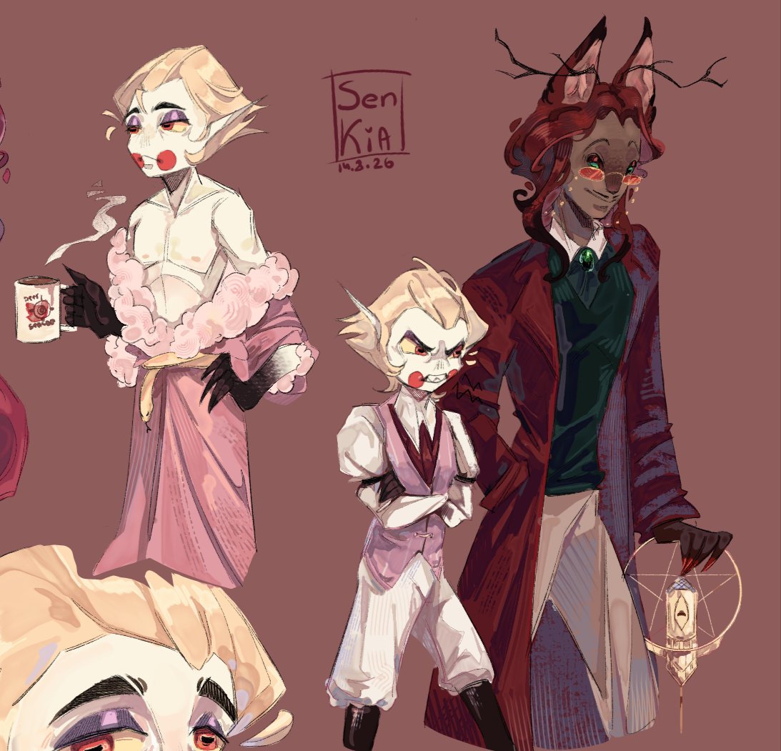 SenKia7's tweet photo. Sketches
#HazbinHotel https://t.co/WfPSvllIgq