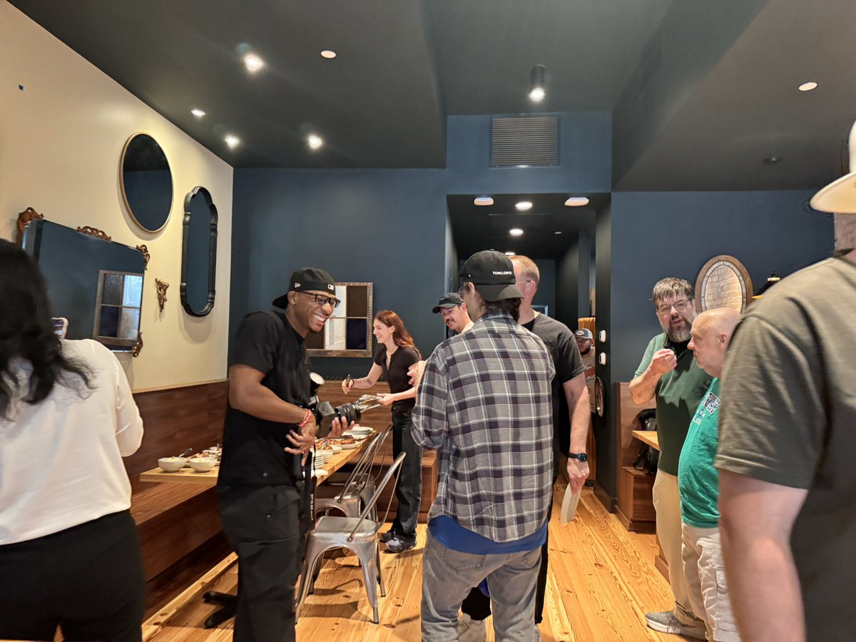 RoxanaCodes's tweet photo. Here we go! Incredibly grateful to be part of the @RenderATL community. On Day 0 we had a blast welcoming folks to our @torcdotdev event. Folks were really into the temp tats and BBQ. 😆 #renderATL https://t.co/sp6FS0lrBr