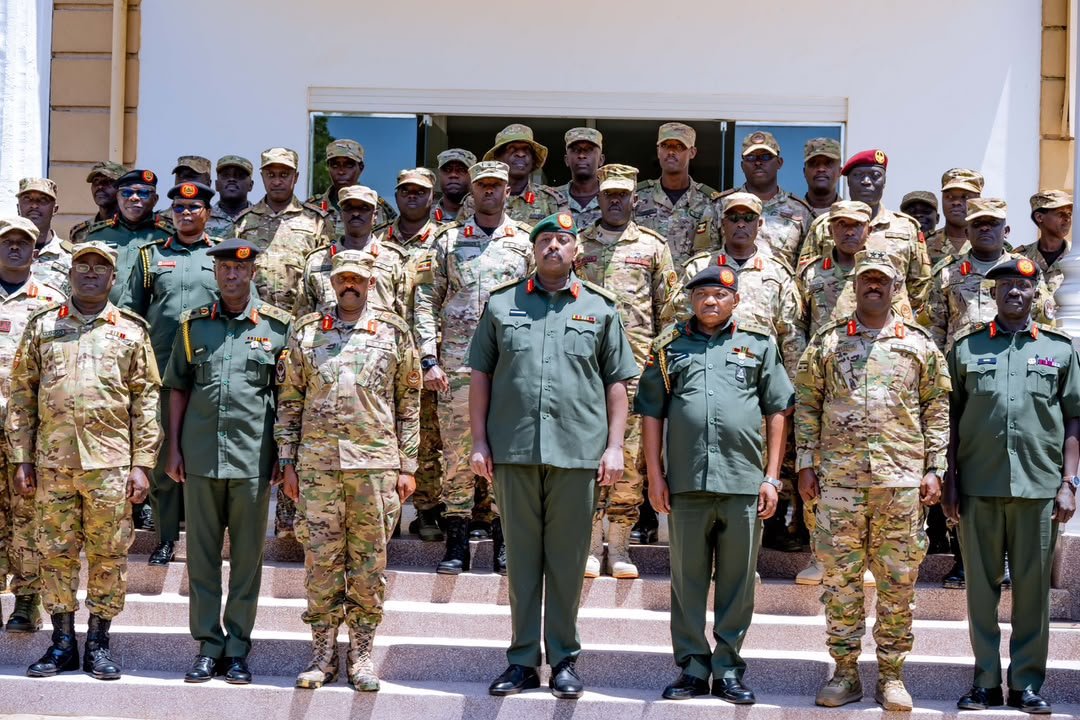 _JMAlex's tweet photo. UPDATE | The Chief of Defence Forces (CDF), Gen @mkainerugaba, has urged commanders of the Special Forces Command (SFC) to embrace rapid technological advances in military operations to effectively counter modern warfare challenges. Gen Kainerugaba made the remarks while presiding over the official handover and takeover ceremony at the SFC headquarters in Entebbe, where Maj Gen  David Mugisha formally handed over command to Maj Gen @AsaphMweteise Nyakikuru, following the latter’s recent appointment and promotion to Major General.

The SFC is a specialized component of the Uganda People’s Defence Forces (UPDF) tasked with executing special missions at a moment’s notice, securing key national installations, and protecting the President and the first family.

In his address, the CDF implored commanders to constantly study the changing global security landscape and adopt modern technological methods of warfare.

Reflecting on the unit’s growth, he recalled commencing his own military training in 1994 at Sera Kasenyi Training School when infrastructure and resources were minimal and commended officers for building the SFC from its roots as the Presidential Protection Unit (PPU) into a formidable force.

The CDF also extended gratitude to God and to His Excellency the President for strategic leadership over the UPDF.

Gen Kainerugaba congratulated both commanders, commending Maj Gen Mugisha for his leadership as he departs to attend the National Defence College (NDC) course abroad, while expressing confidence in Maj Gen Mweteise’s leadership ahead.

In his handover remarks, Maj Gen Mugisha expressed gratitude to the Commander-in-Chief and the CDF for the opportunity to serve and further his professional training. Accepting the mantle, Maj Gen Mweteise thanked the CDF for his mentorship and ongoing support to the entire @MODVA_UPDF.

The ceremony was attended by top military leadership, including the Chief of the Joint Staff, Lt Gen Jack Bakasumba; Chief of Defence Intelligence and Security, Maj Gen Richard Otto; Joint Staff Finance, Brig Gen Robert Mugabe, Chief of Staff SFC Brig Gen Mango Baraza, Joint Staff Training and Doctrine representative – Col Susan Lakot alongside SFC group, brigade commanders, and directors.| @ChrisOMagezi @cdfupdf @TrillUganda @MwesigyeFranks @kakensaug @JackieAkampwera