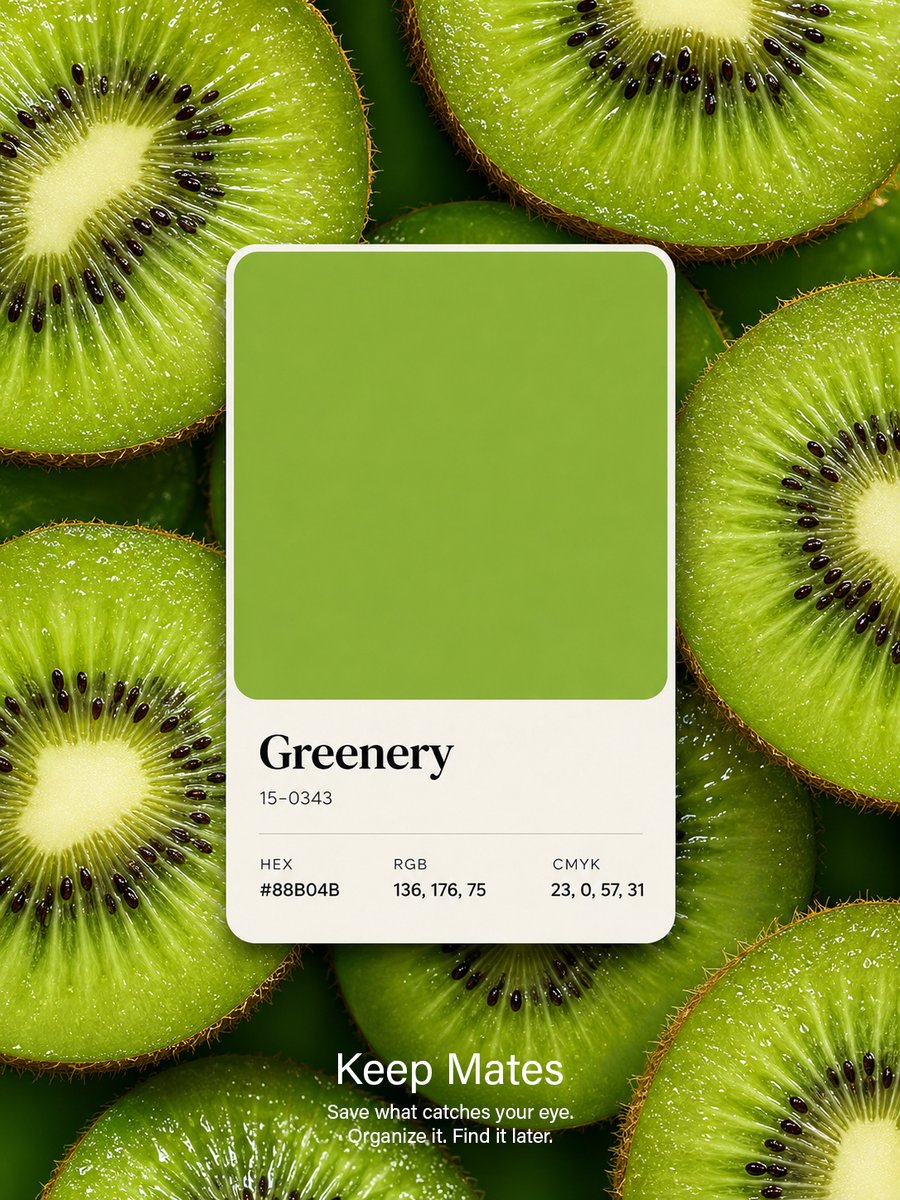 keepmates's tweet photo. Green inspiration, saved for later 🥝 https://t.co/kuYkuLKMwk