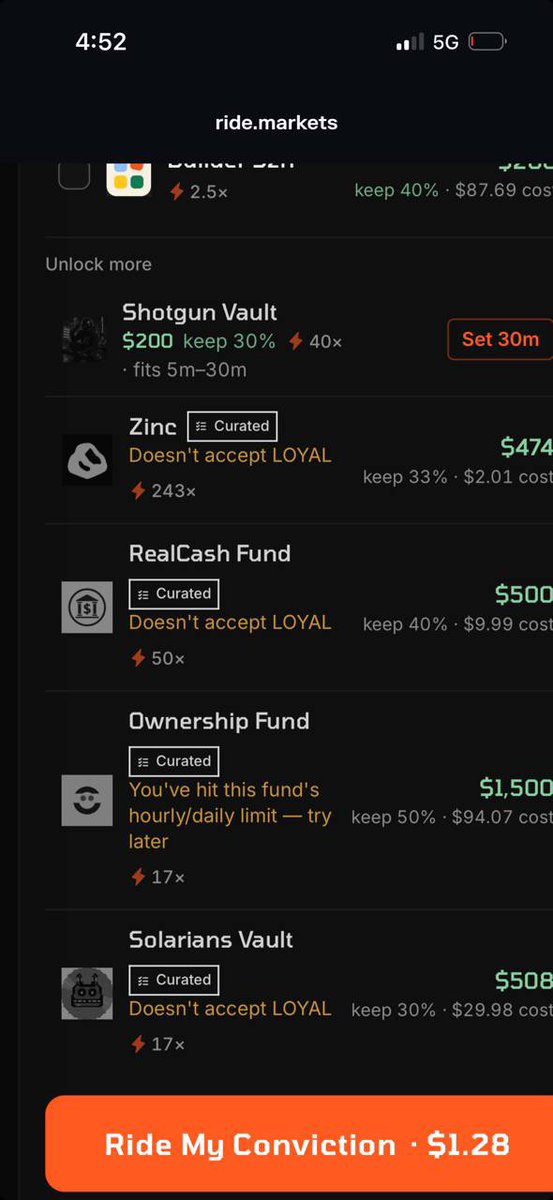 deanmachine's tweet photo. The solana:oWnEDLYA4AEDgEZDBs1XCEgbvycjUZzfFF6S6Xmcxwo fund is one of the most active funds we’ve launched at @ridemarkets 

Well done futards @ownedfund 

We are increasing the limit now https://t.co/K0pVmpSVcu