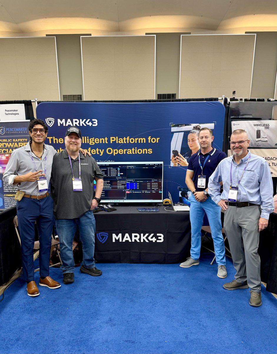 mark43's tweet photo. ✅ TCOLE Training Conference 
✅ Florida FBINAA
✅ National Homeland Security Conference
✅ Midwest Security &amp; Police Expo
✅ COPTECH

Every conversation helps us better understand public safety agencies needs today and into the future. 

See you at the next one! https://t.co/ILddOMx7Lj