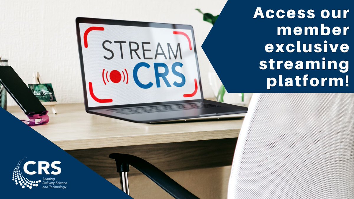 CRSScience's tweet photo. Are you taking advantage of the exclusive streaming platform available to CRS members? Subscribe today!

StreamCRS not only has webinars, interviews, and specialized content, but subscribers can also access on-demand Conference and Symposium content: https://t.co/cFBfb11Wlr https://t.co/cfsJxOQpTA