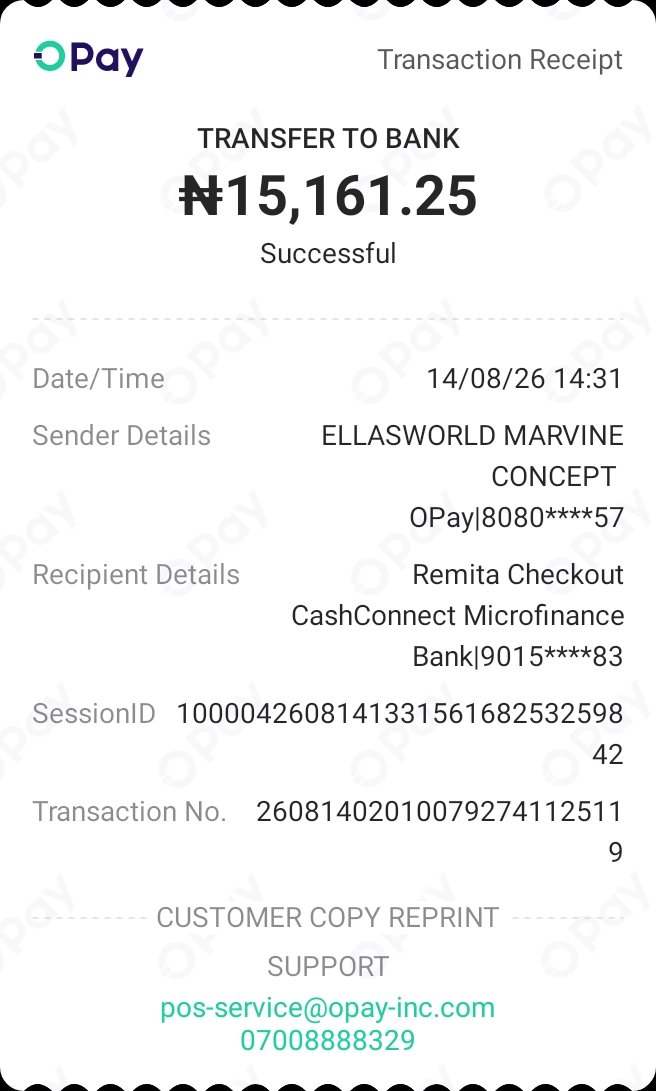 Ellasworld01's tweet photo. @RemitaNET Please help me find remita to this payment And also help me confirm the payment, the page where I should click (i have made pay) disappeared before I could return https://t.co/A7KDCMdDlg
