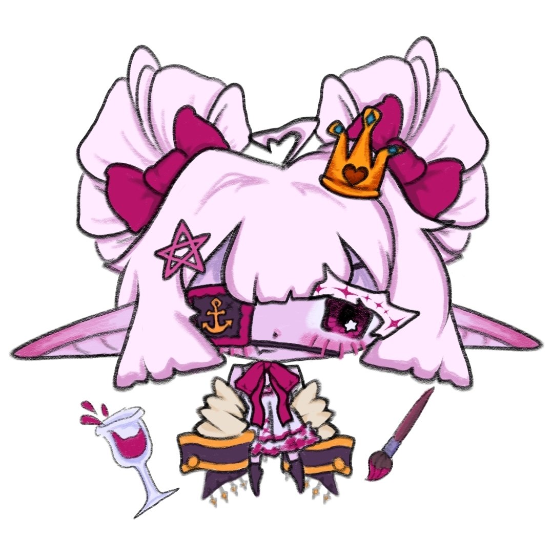 hexgirlidol's tweet photo. Painterly lil Artist Gremlin (Elf) #hexcels 🩸 https://t.co/z4B34NtAnf