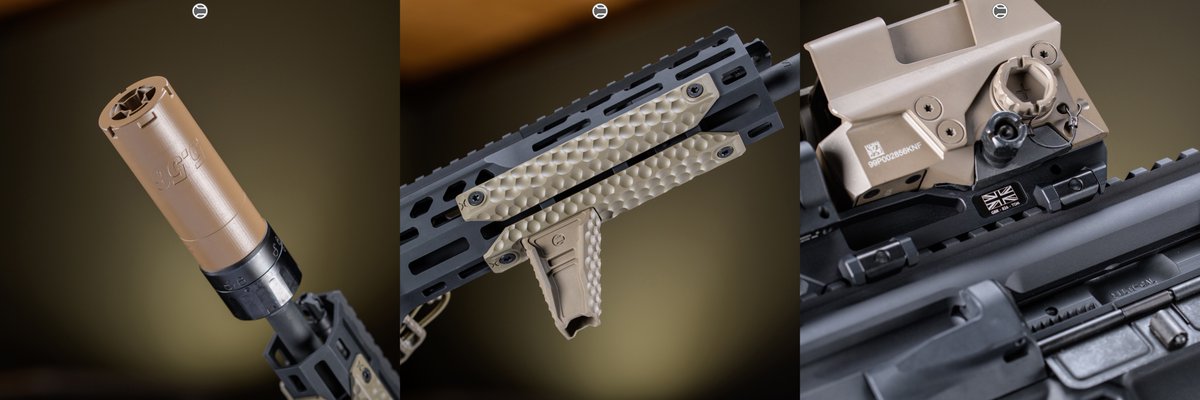 RailScales's tweet photo. L143A2 / 12.5” 5.56
• Anchor-P | FDE
• HTP XOS-H | Honeycomb | FDE | 3.5-Slot
• HTP XOS-W | Honeycomb | FDE | 3.5-Slot
• QDX Sling Mount | Terra Bronze
• MonoLift Riser | Carbon Black
• MCX CSMR Button | Carbon Black
#RailScales #Anchor #HTPScales #XOS #MonoLift #CSMR #SigSauer #MCX #L143A2 #Romeo8T #SLXC #Magpul #PoiTac #STMCX #EdgarBrothers #BlueForceGear #MLOK #Profoto