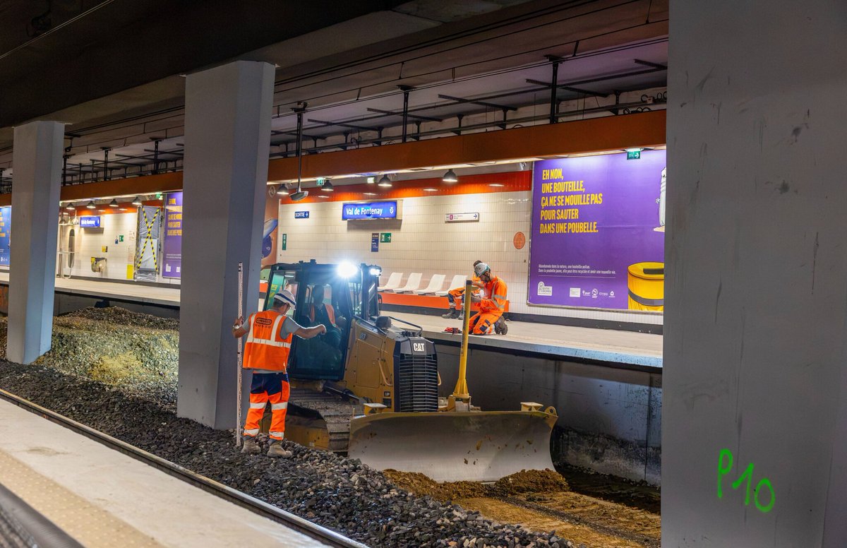 transportsidf's tweet photo. C’est parti pour quinze ans de chantiers perlés : le RER A à l’heure de la grande modernisation pour la branche Est
➡️ https://t.co/4P9AV7oH9w https://t.co/CnEhfI0H4J