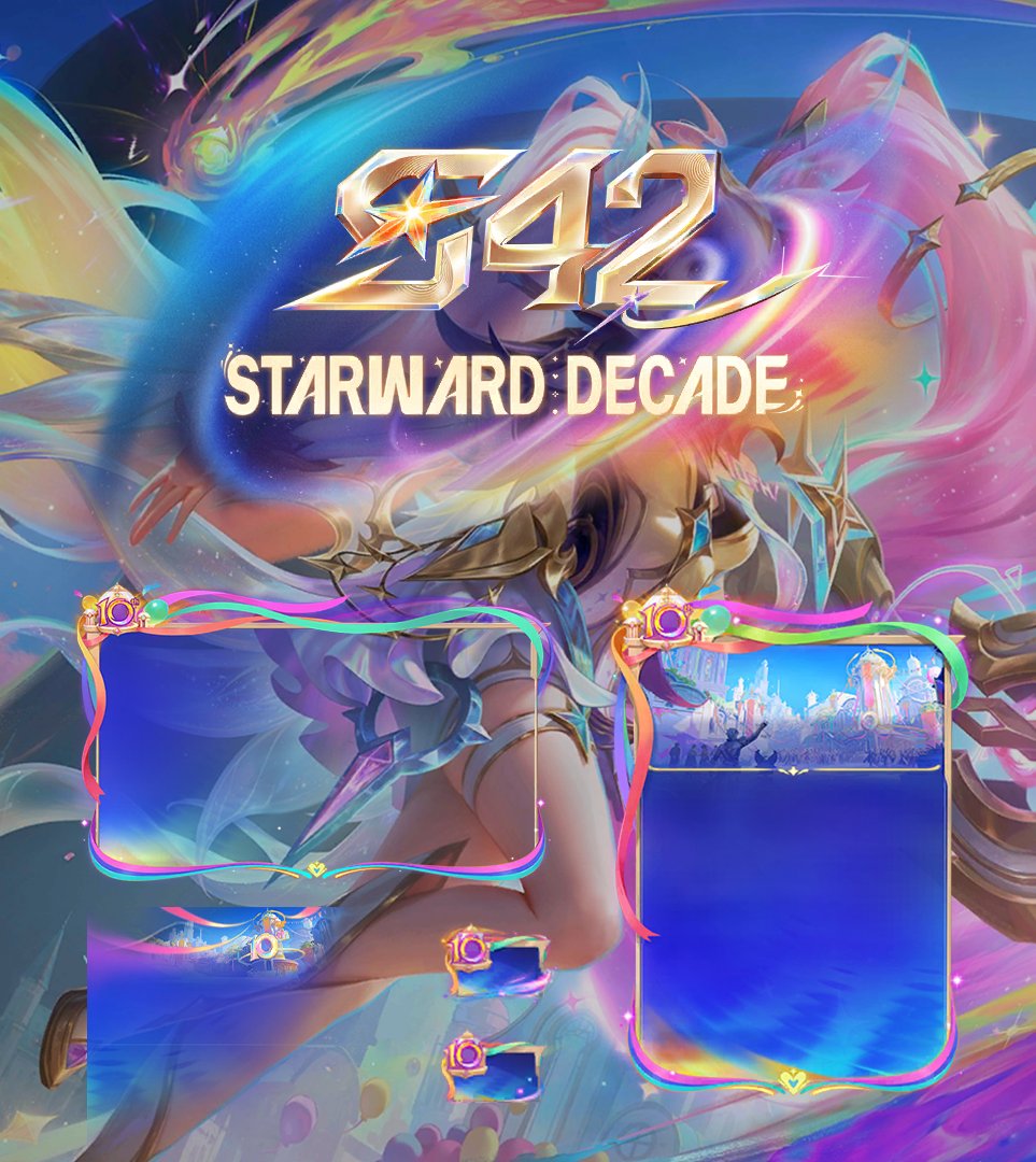 abyssal_mlbb's tweet photo. Season 42: Starward Decade | Logo and Profile Namecard

The next season doesn't include a new hero and will instead focus on the 10th Anniversary &amp; revamped heroes

(Logo details not final and edited piece by piece) https://t.co/Xu7N7hFt5a