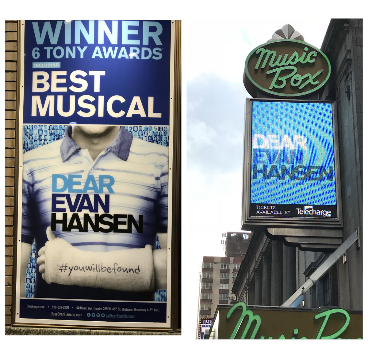 ShinyaNIRO's tweet photo. 2018年 NYで🗽
『DEAR EVAN HANSEN』
を観た時の写真出て来た‼️

まさか出演するとはねぇ…

#dearevanhansenjp
#劇場良いサイズだなぁ
#タンブラーどこいった https://t.co/xx1bz80dp7