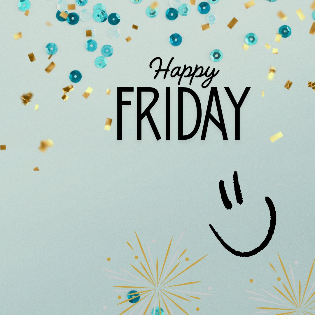 SharonCbd's tweet photo. Happy Friday! You made it to the end of the week. Now, time for a great weekend! #HappyFriday #Friday #Weekend #celebrate https://t.co/kTof71nJon