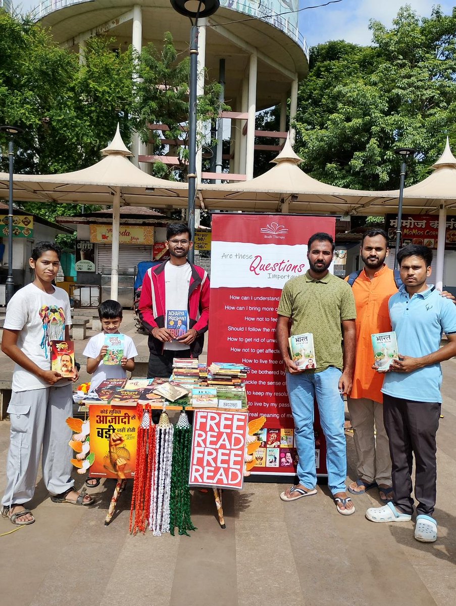 AnanyaS40571908's tweet photo. The right book can make you stop, question, understand, and change. Help someone find it.

#WisdomWarriors
#AcharyaPrashanth https://t.co/eDo3BNA2cd