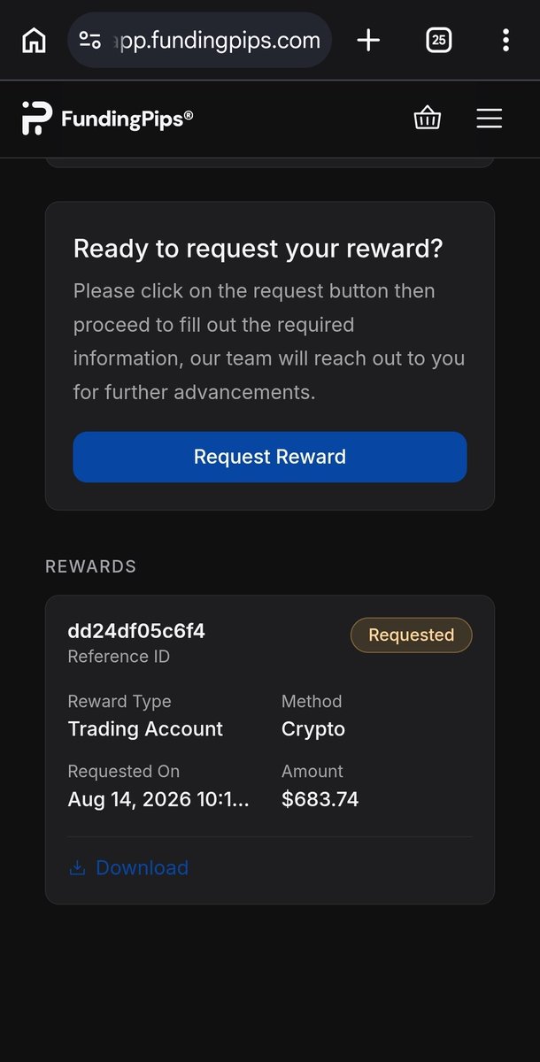 ict_disciple's tweet photo. With all the CFD Propfirm talk recently about payout denials, 15 days ago i decided to purchase my first ever @fundingpips account, the much advertised 1 step flex account with a max 12% static drawdown. @Khldfx it's payday https://t.co/1flWLvk5SQ