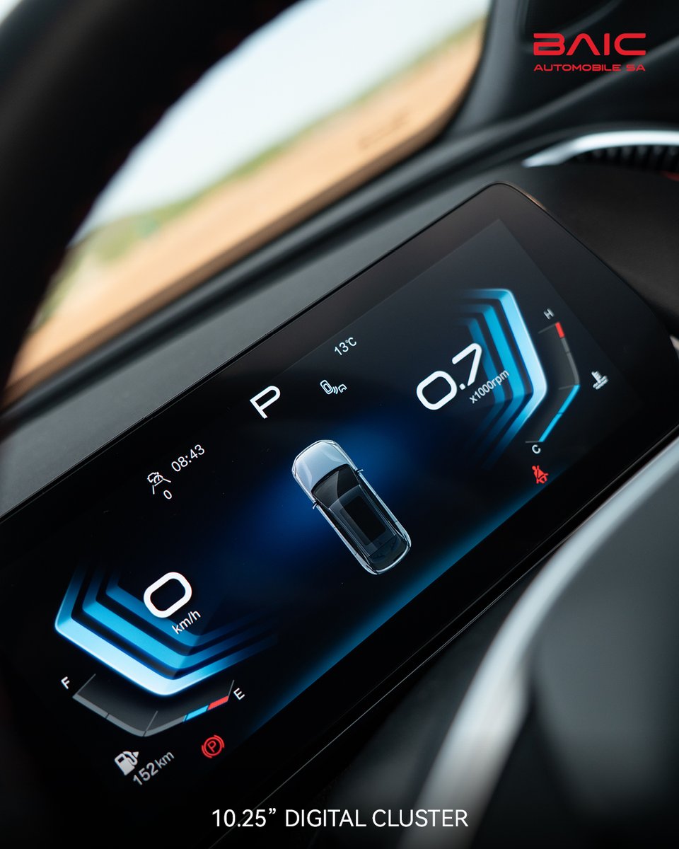 baic_automobile's tweet photo. 18” alloy wheels.

10.25” digital cluster.

Signature LED lighting.

Wireless key entry.

Upgrade to the award-winning BAIC X55 Plus from just R4,299 PM*.

#BAICSA #X55Plus #TradeInAssist https://t.co/lbI4svFqNj