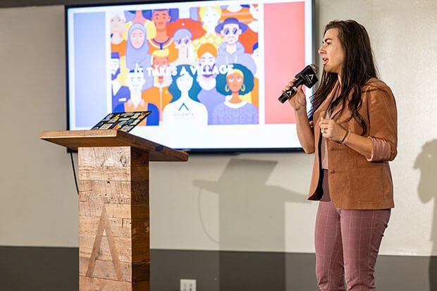 AtlantaVentures's tweet photo. @AlyintheATL didn't set out to run one of the largest startup hubs in the country.

After the 2008 recession, she landed at @Salesloft, then returned to @ATLTechVillage as Managing Director. In December, she became President!

Thank you for all you do for Atlanta's entrepreneurs! https://t.co/HfLx2YyxGz