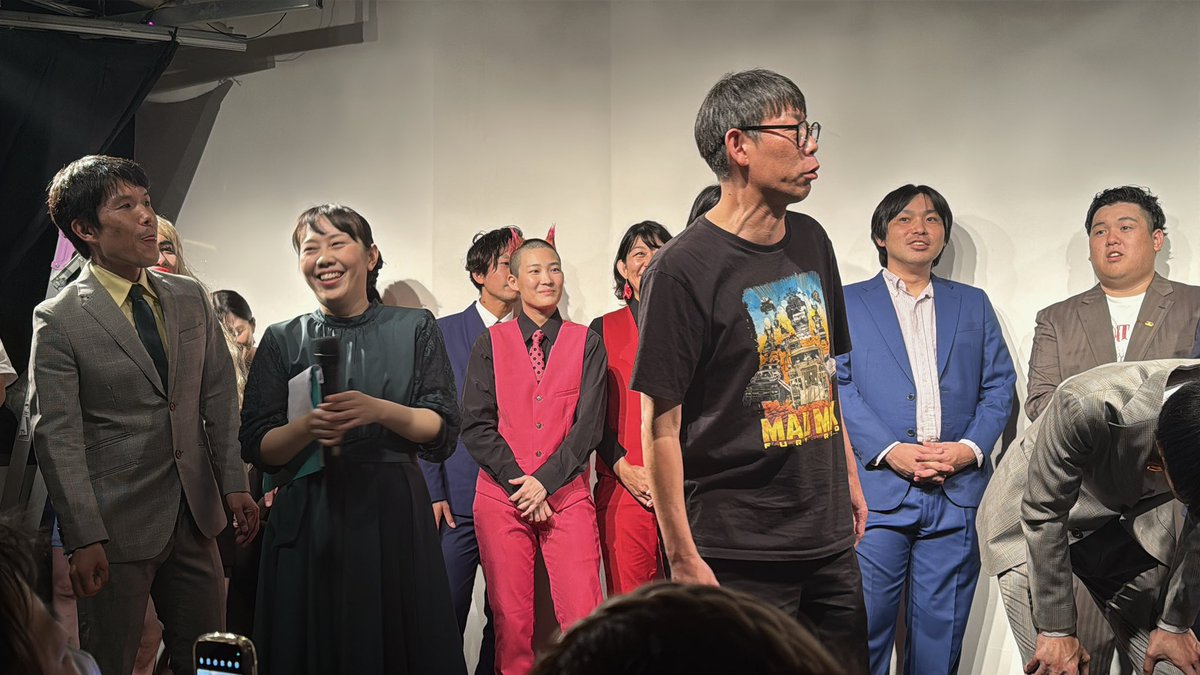 ntrt_c_k's tweet photo. ツイプラ芸人お笑いライブ！中MCでぶそんさんといずみさんのプロレス始まって楽しかった笑🤼ハイプライドがどんどんヒール化している…😂
エンディングの結果発表〜❗️のくだり面白すぎたしつーさんの前説が手慣れすぎててめっちゃ笑いました。流石です。 https://t.co/wufC8Ynkrf