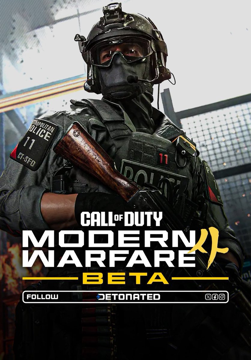 DETONATEDcom's tweet photo. FULL Modern Warfare 4 Beta Schedule:

COD NEXT (Aug 21)
💥 1000+ Content Creators 
💥 Warzone and Multiplayer Gameplay

WEEKEND 1 (Aug 21 - 25)
💥 'ENTRENCHED' Campaign Mission
💥 5 Multiplayer Maps + Kill Block

WEEKEND 2 (Aug 28 - Sep 1)
💥 'ZODIAC' Warzone Map
💥 + Ground War https://t.co/5yJoYMzTH2