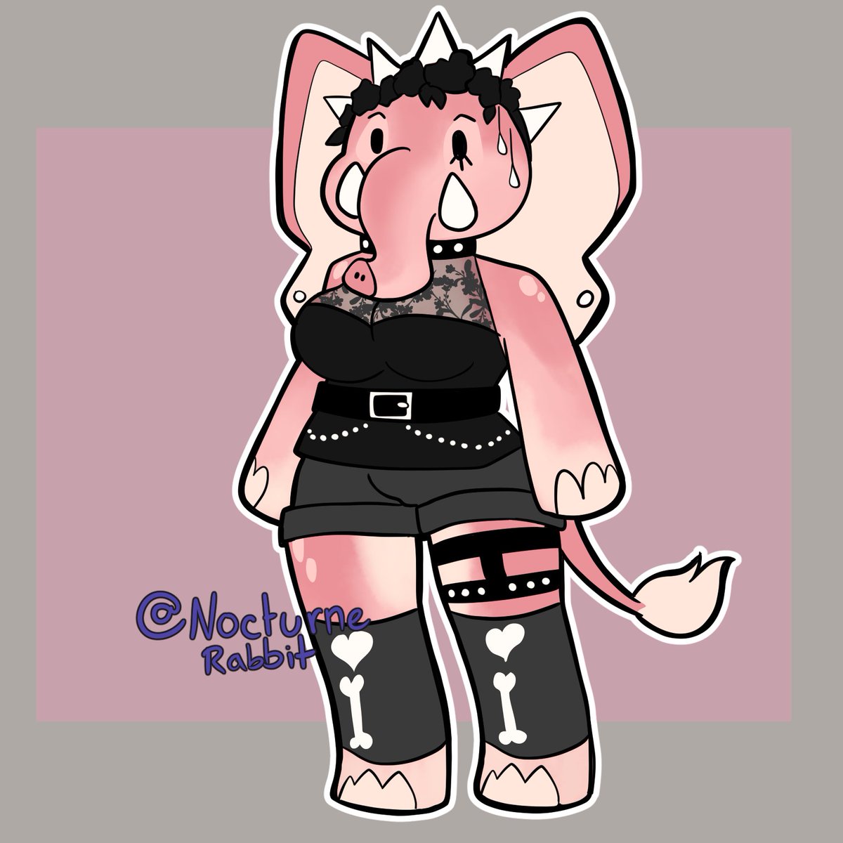 NocturneRabbit_'s tweet photo. Paper style chibis I did for Art Fight this year. I had others but the program crashed and lost the work. 🫣🥲 
Either way, I’m happy with how these came out. These OC have owners. https://t.co/1YeaeIdcr5