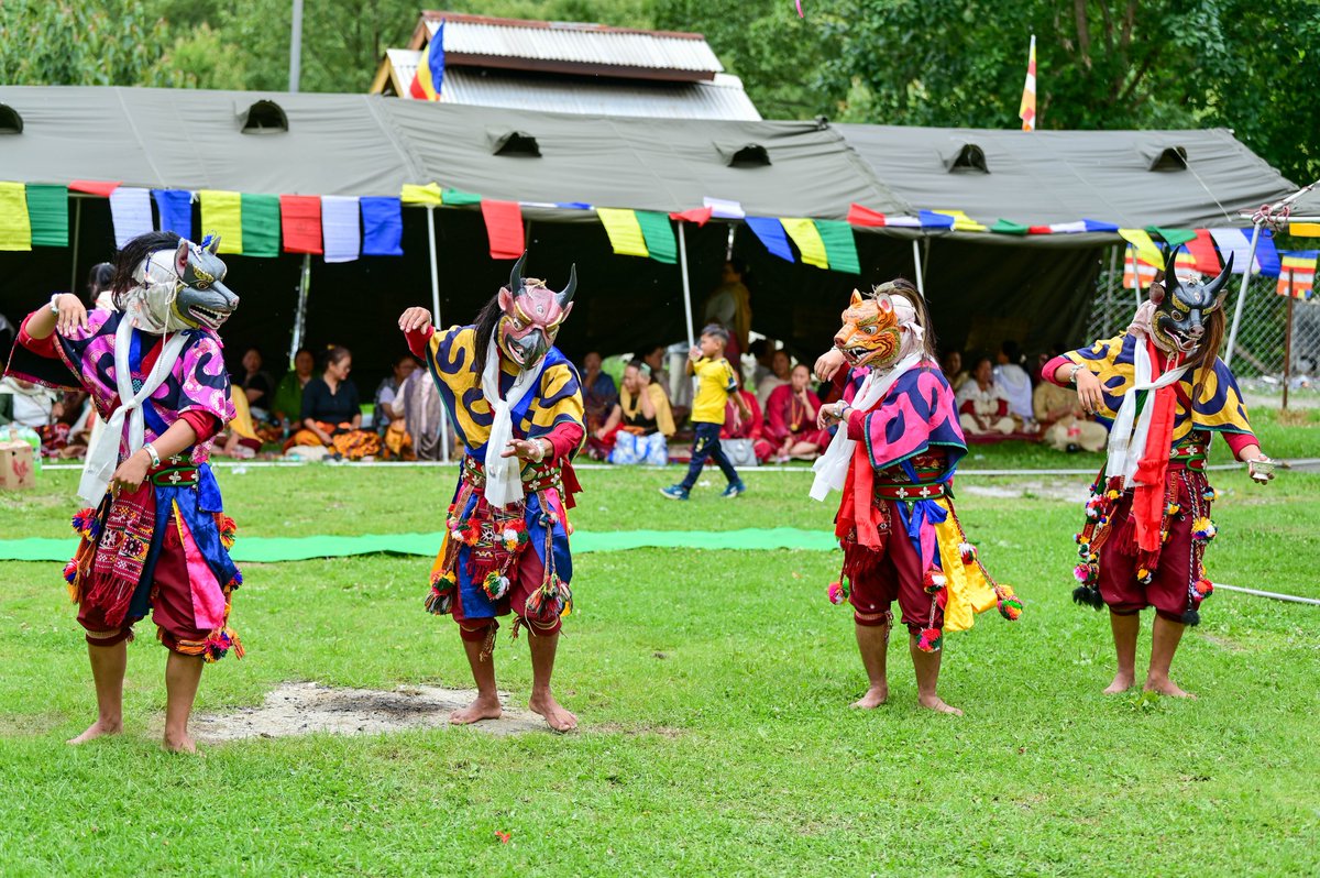 thinkbigh's tweet photo. Bardo Chham Mask Festival, Shergaon, Arunachal. #arunachal #maskfestival https://t.co/8lhrGe4YB5